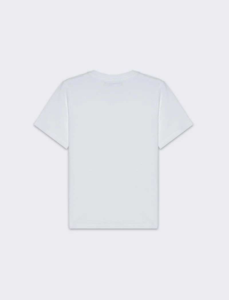 T-shirt basica mezza manica da bambino - Bianco
