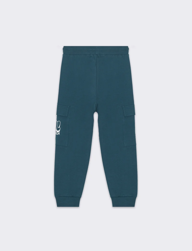 Jogger in felpa da bambino - Verde Ottanio