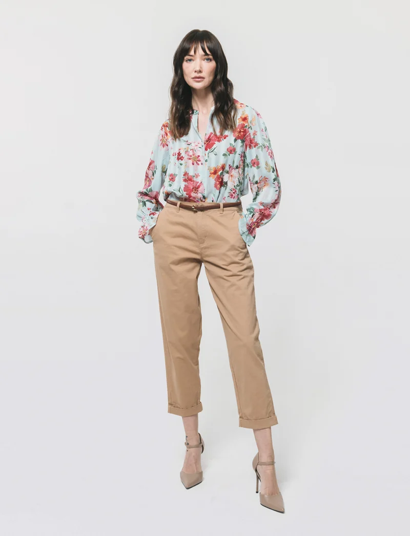 Camicia stampata manica lunga - var 2