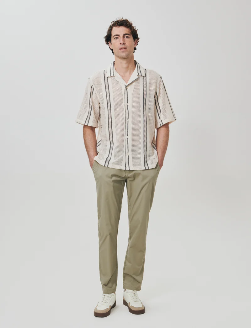Pantaloni Chino Comfort Regular Fit - Verde salvia
