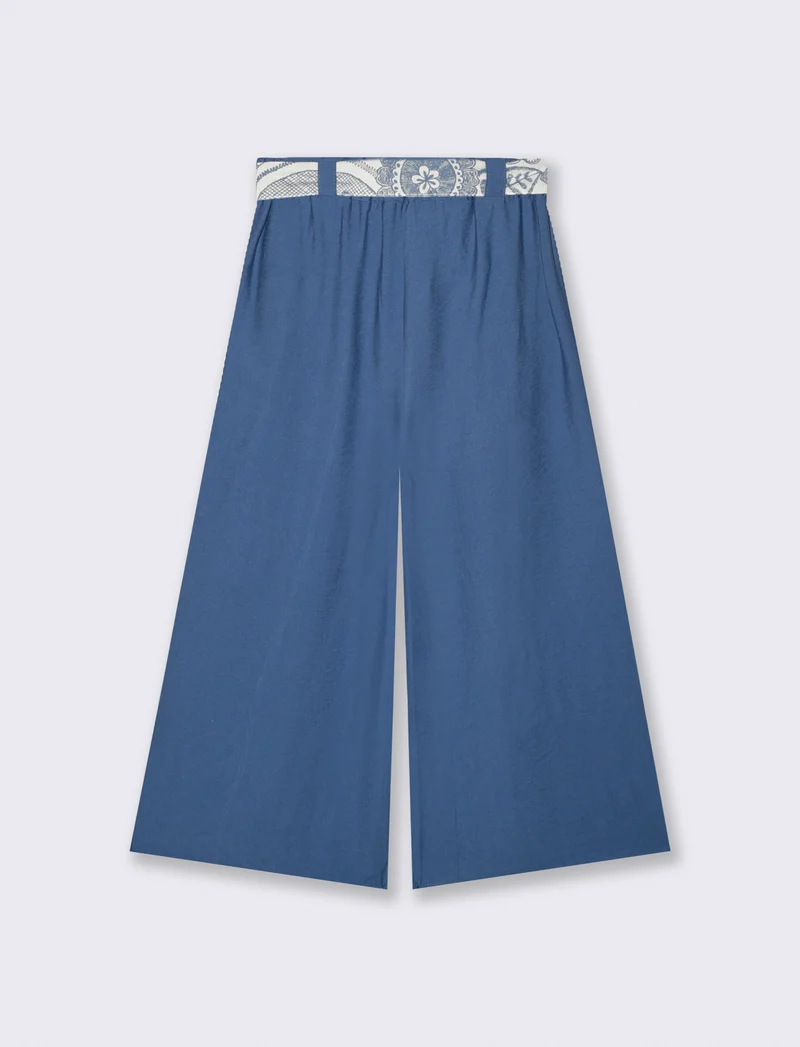 PANTALONE COULOTTE - Denim