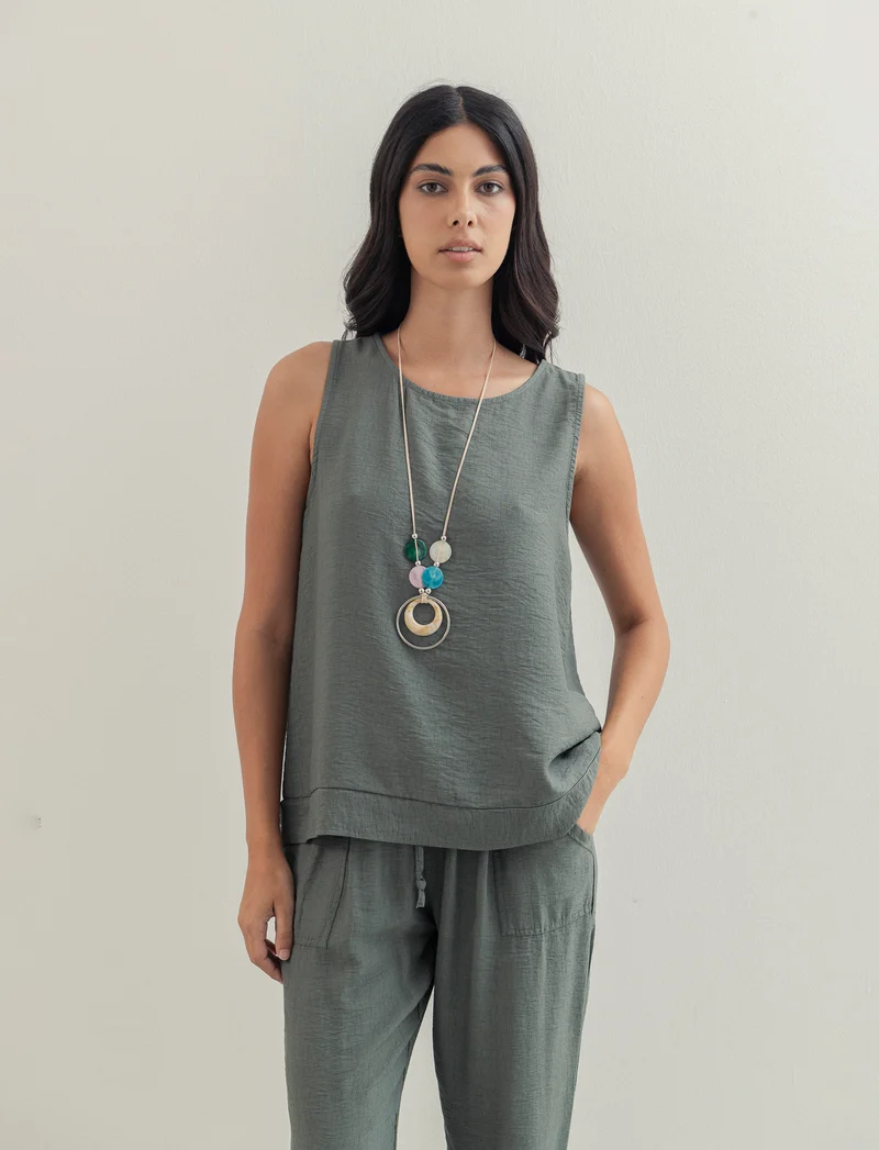 Top con collana - Ve.milit.