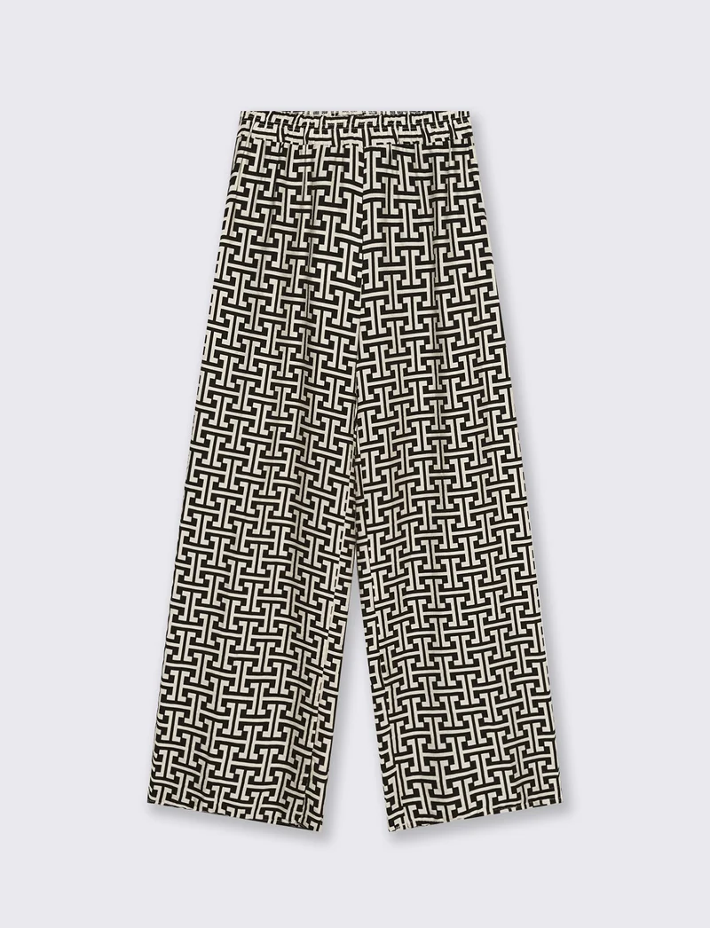 Pantalone palazzo stampato - Geometrie