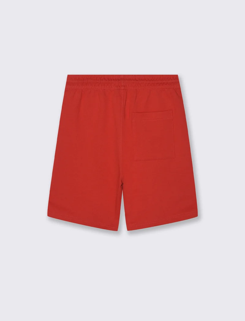 Bermuda in felpa comodi per il tempo libero - Rosso