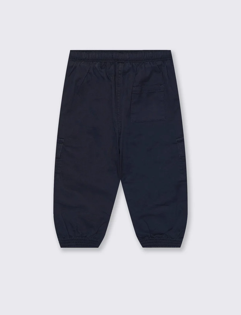 Pantaloni cargo con tasconi laterali - Blu