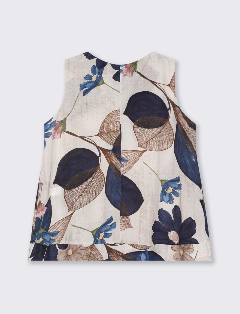 Top in cotone stampato - var 2