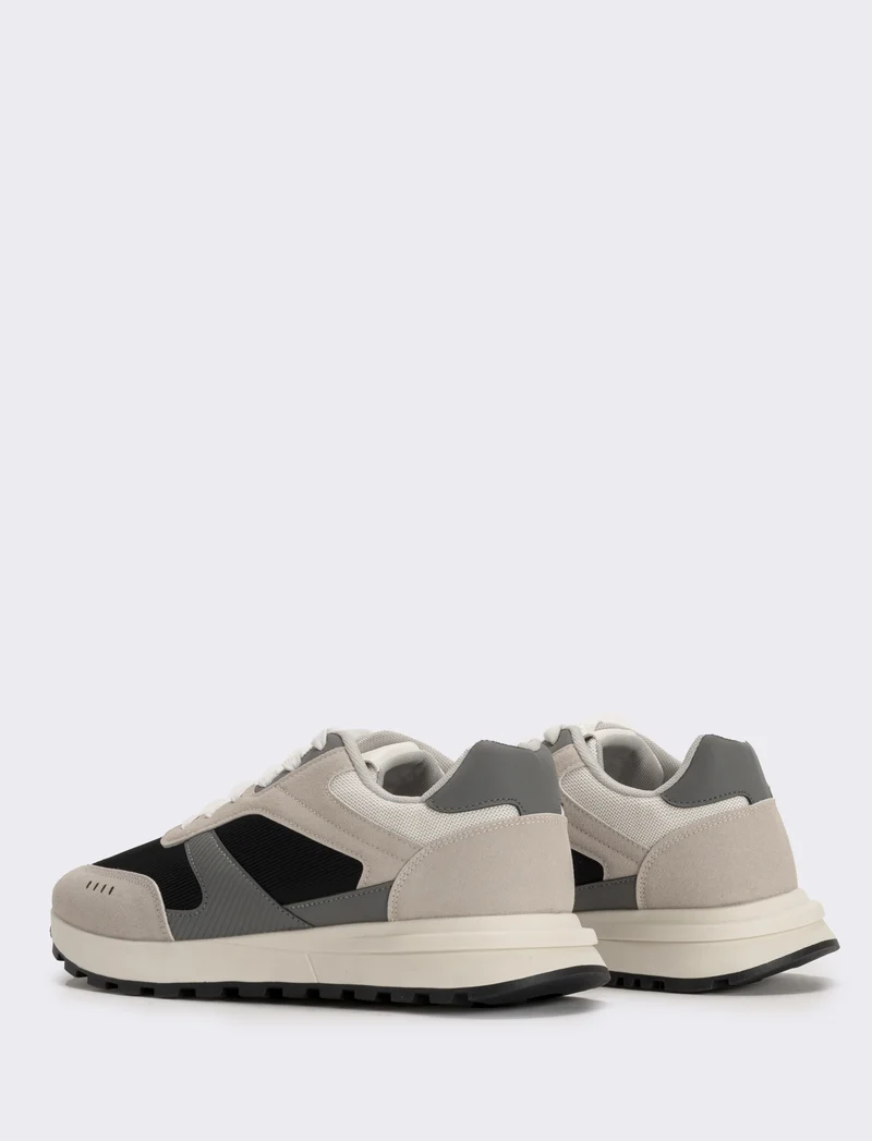 Sneakers grigie da uomo in poliuretano - Grigio