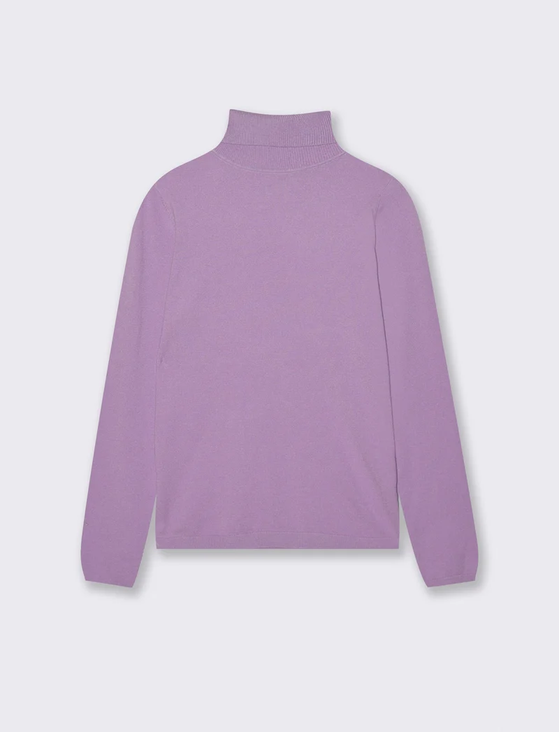 PULLOVER BASICO - Lilla