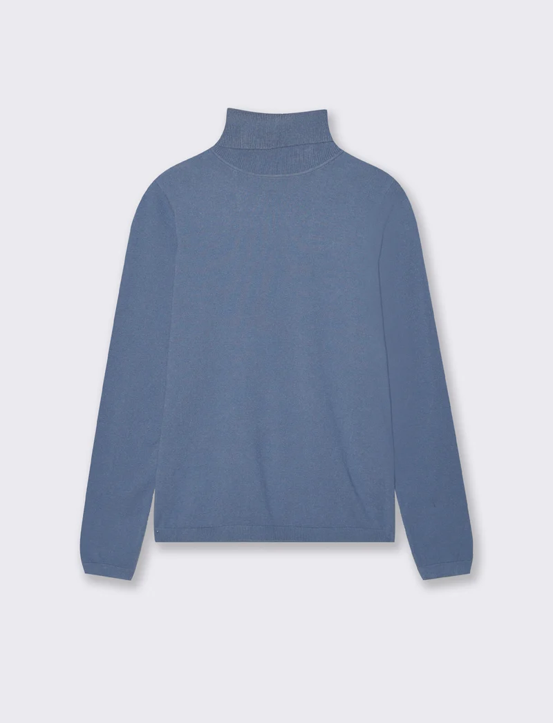 PULLOVER BASICO - Denim