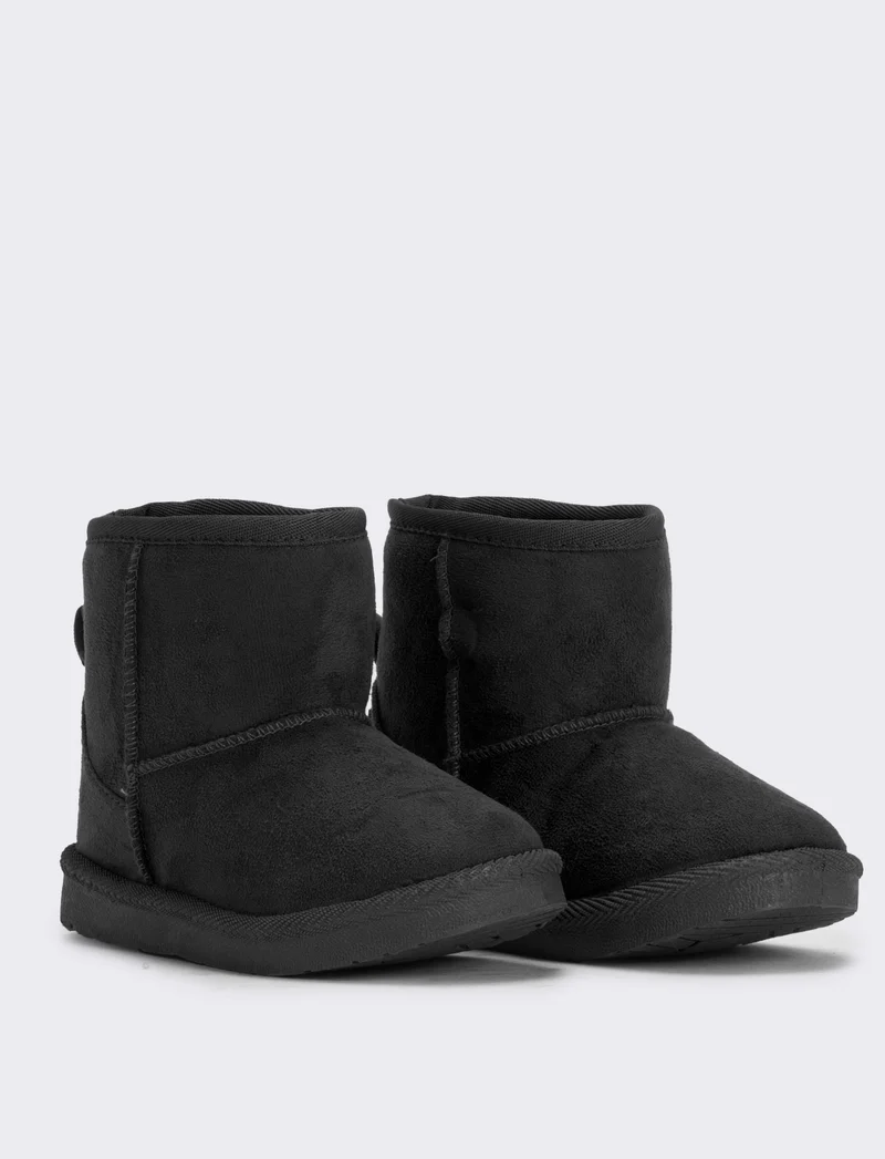 Stivaletto da neve da bambina - Nero