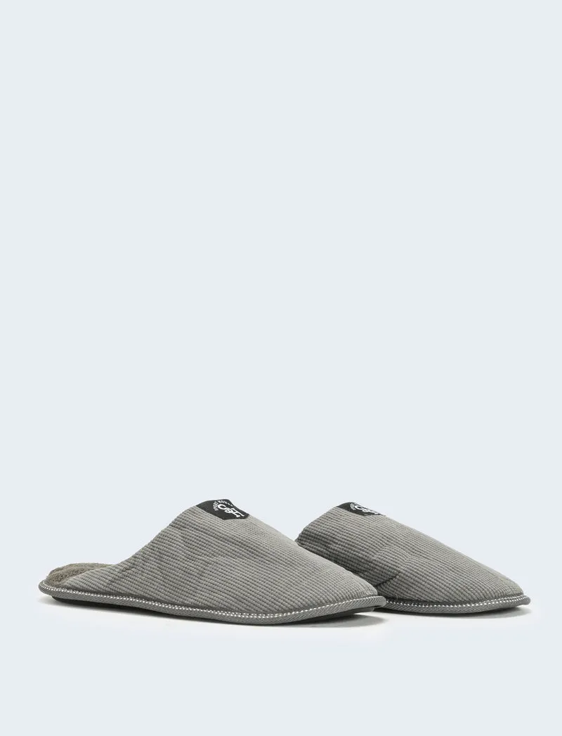 Pantofola da uomo minimal - Grigio