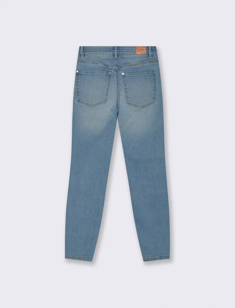 Jeans skinny vita regolare - Denim
