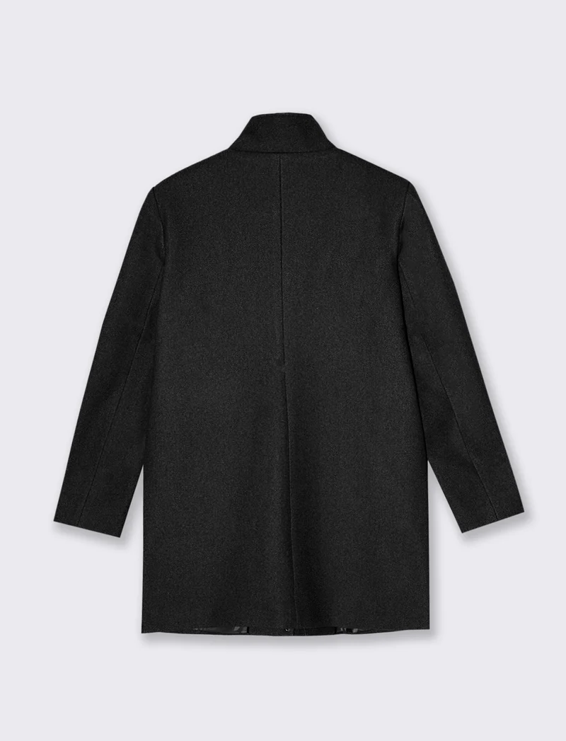CAPPOTTO COLLO ALTO - Nero