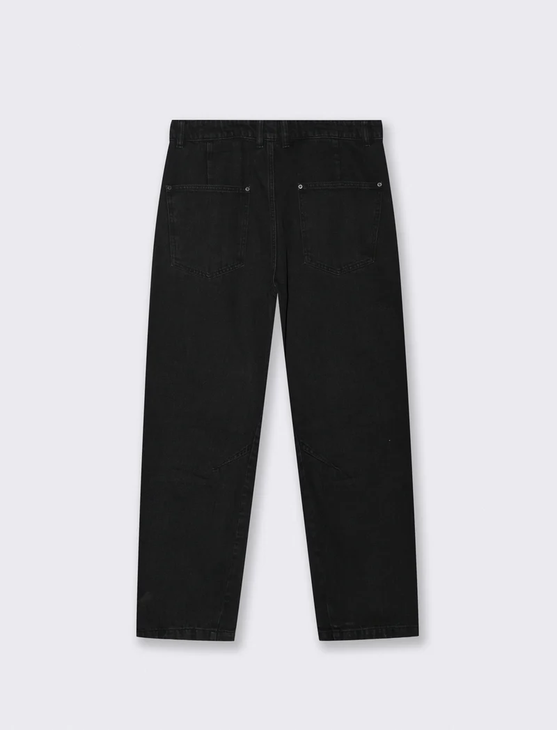 JEANS BIKER NERO EXTRA LOOSE FIT - Nero