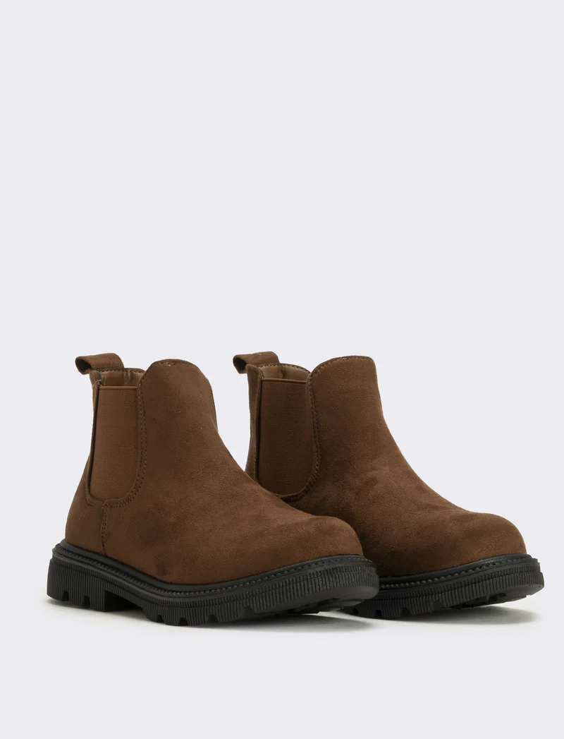 Stivaletto chelsea da bambino - Marrone