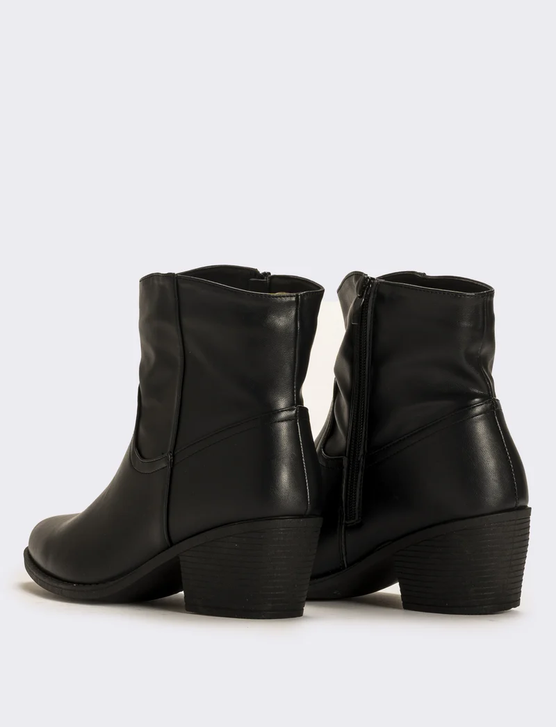 Tronchetto cowgirl da donna - Nero