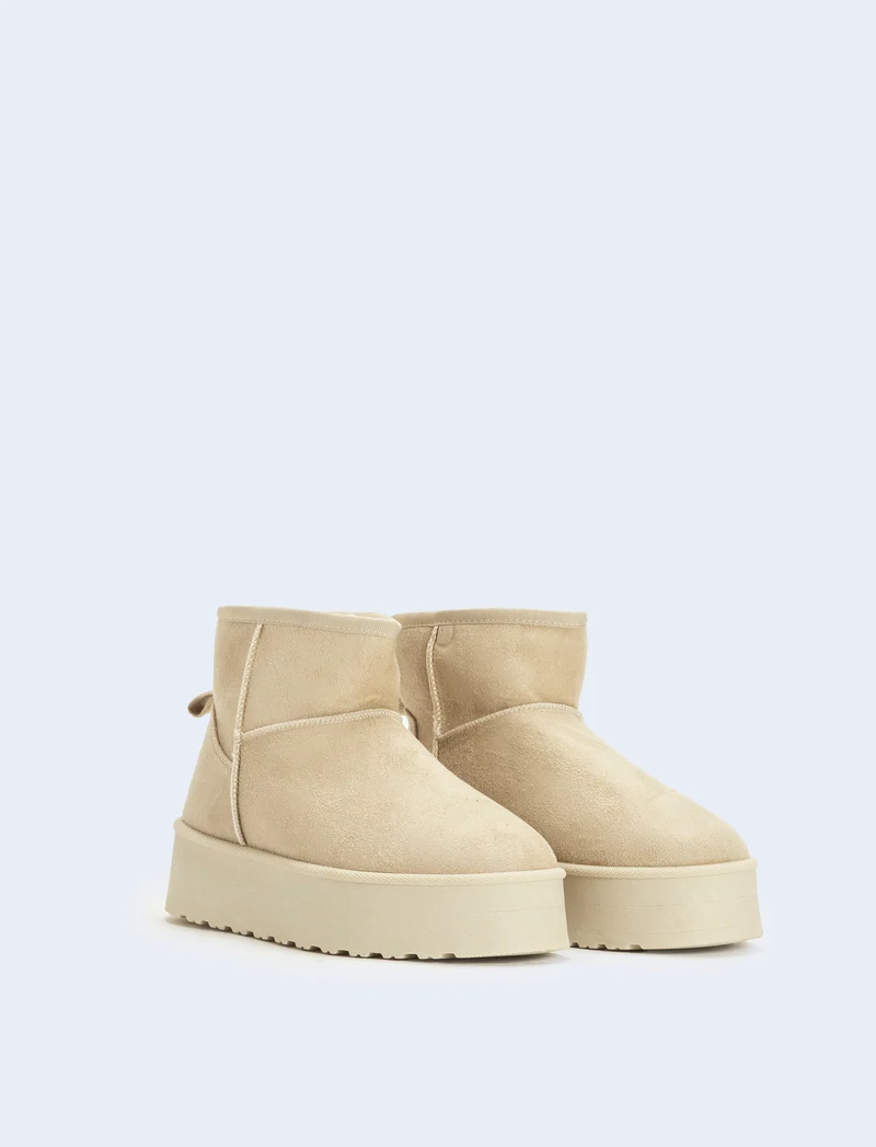 Tronchetto da neve da donna - Beige