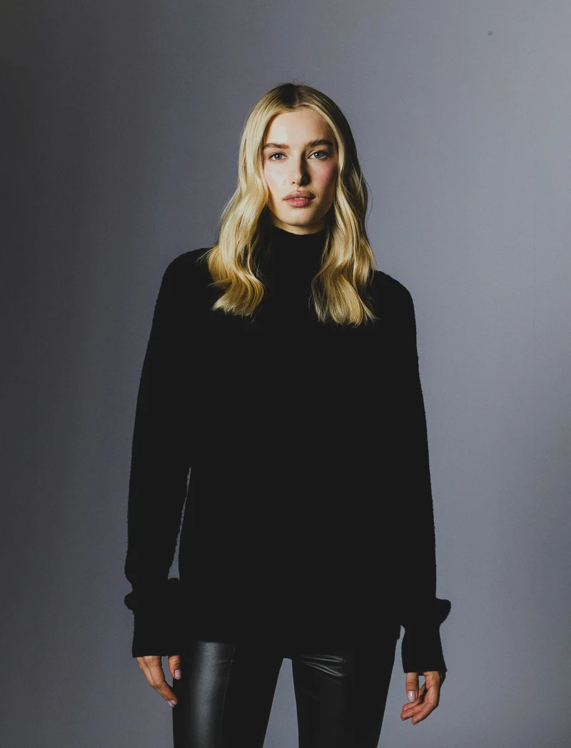 PULLOVER IN CINIGLIA - Nero