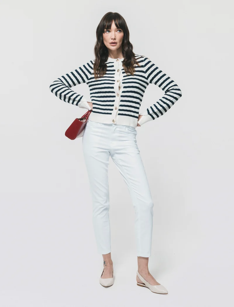 Cardigan Manica Lunga a Treccia - var 1