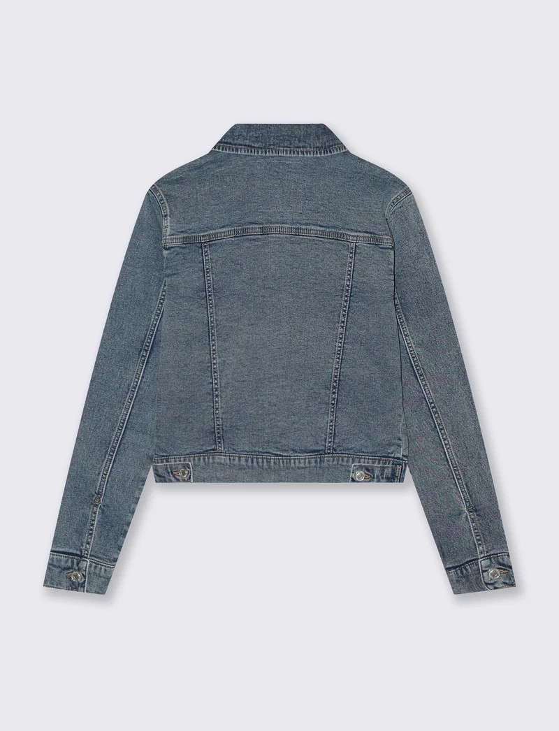 Giubbotto in jeans slim fit - Denim