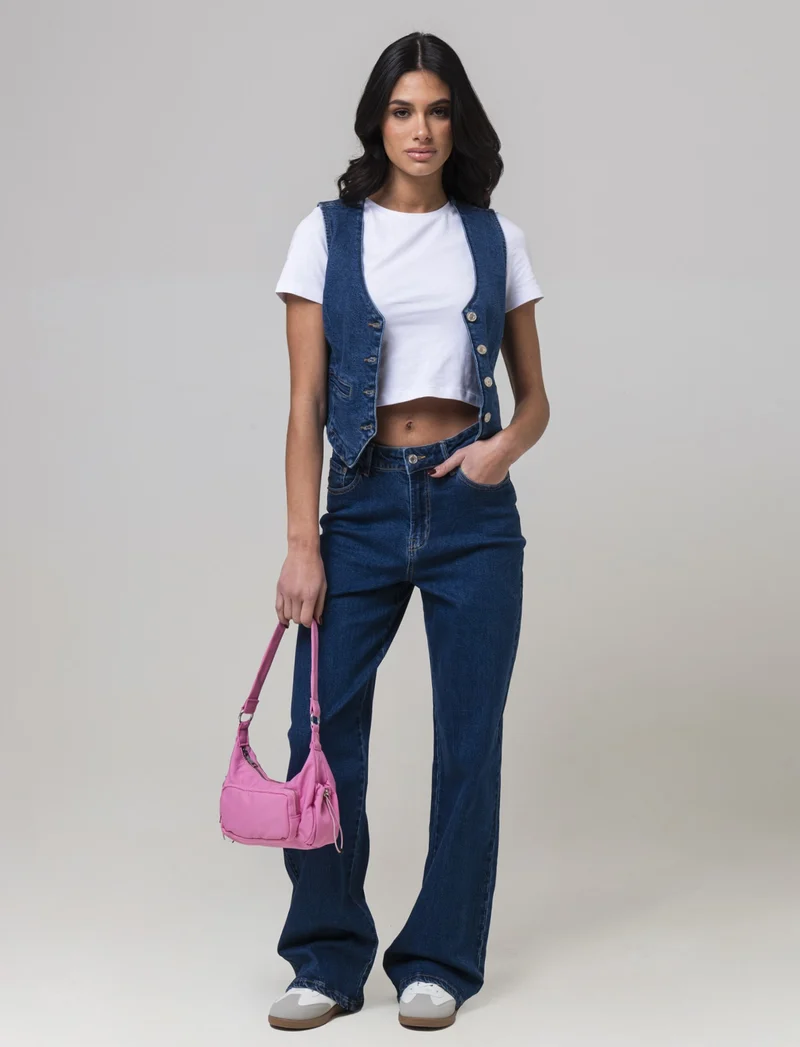Gilet in denim da donna - Denim