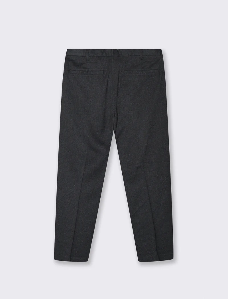 PANTALONI CHINO EASY FORMAL FIT - Antracite melange