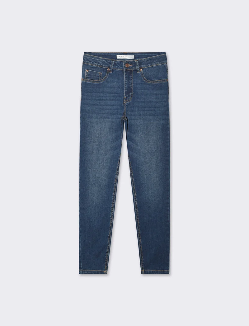 Jeans basico 5 tasche da donna - DENIM SCURO