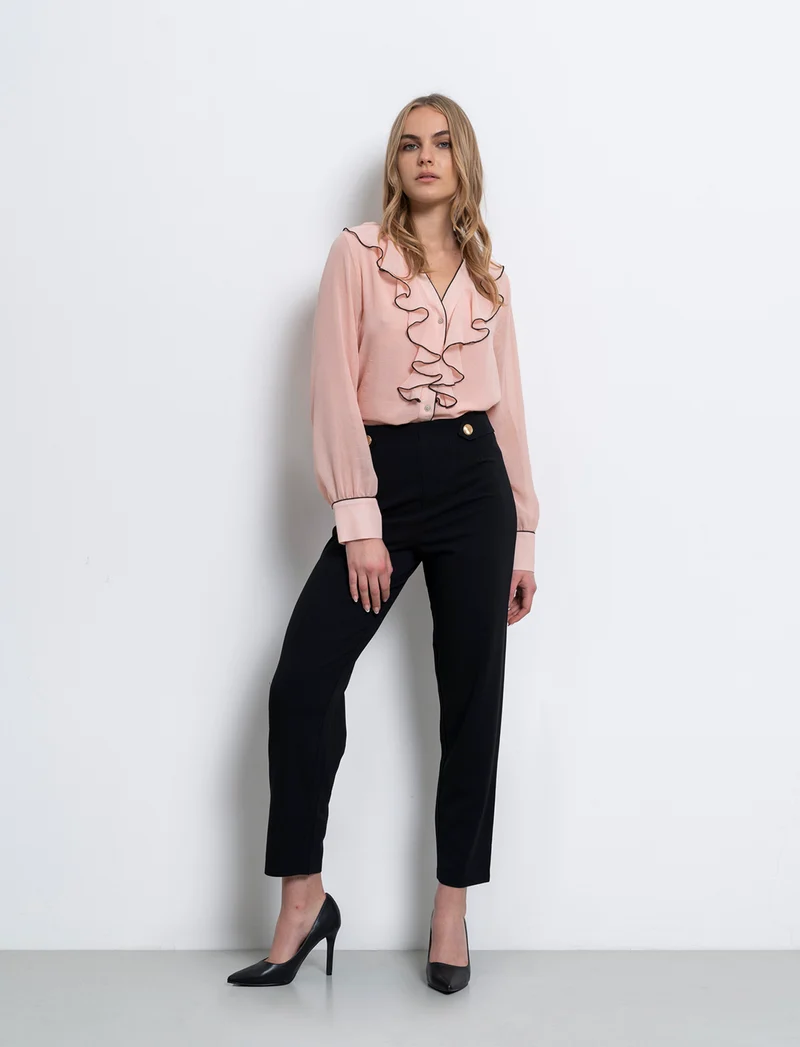 Pantalone in scuba da donna - Nero
