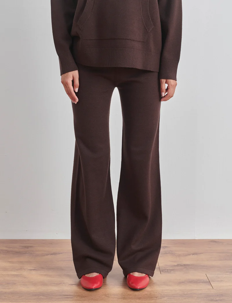 PANTALONI IN MAGLIA - Moro