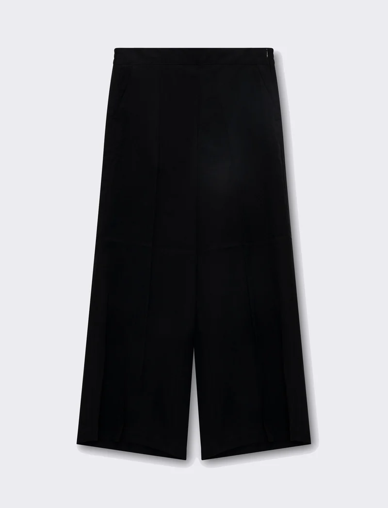 Pantalone culotte da donna - Nero