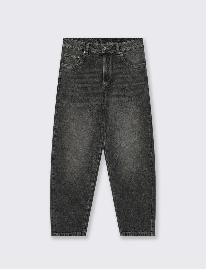 JEANS NERO STRAIGHT FIT - Nero
