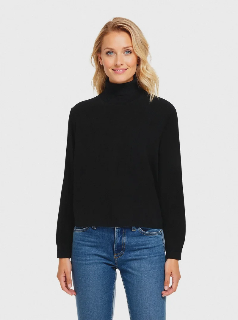 PULLOVER BASICO - Nero