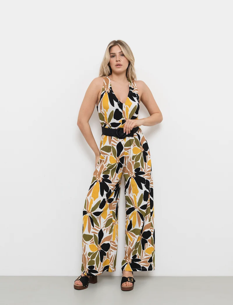 Jumpsuit con nodo al retro da donna - var 2