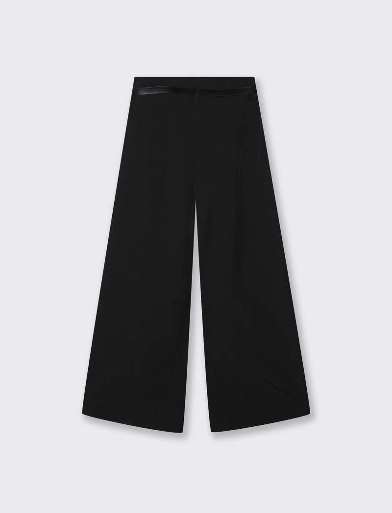 PANTALONE CON CINTURA - Nero