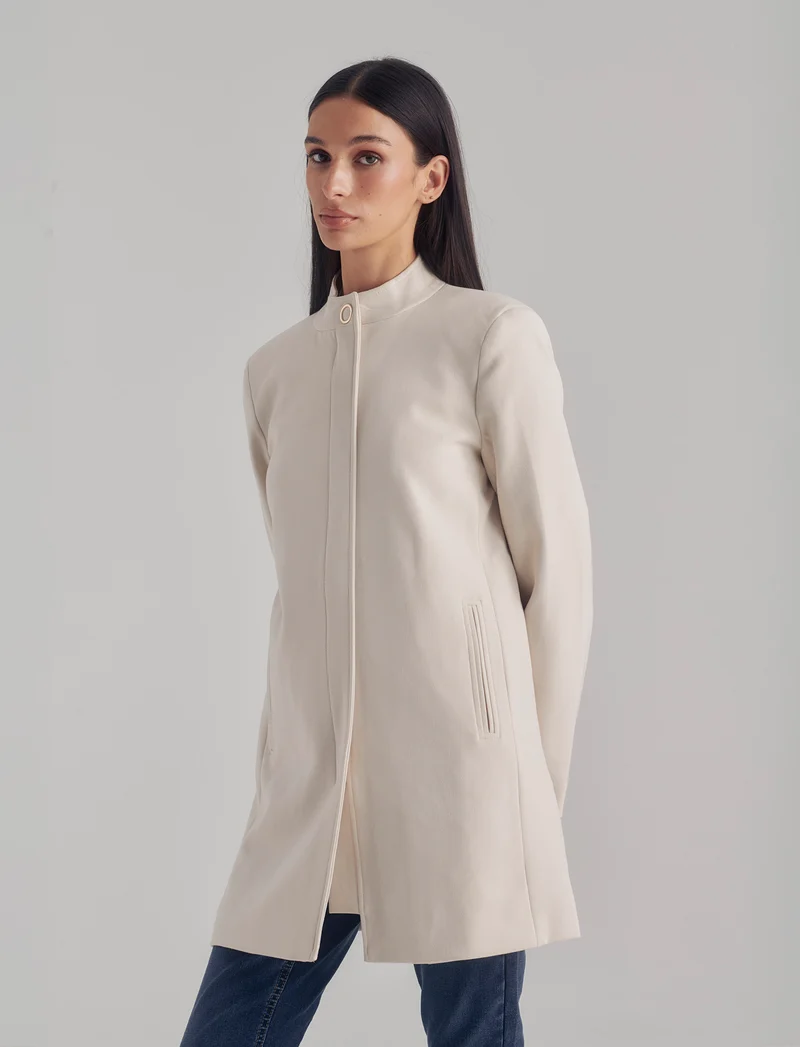 CAPPOTTO BASICO - Bianco gesso