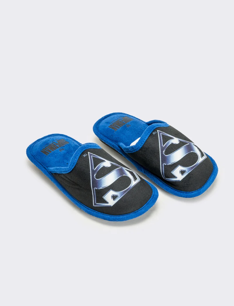 Pantofola logo Superman© da bambino - Blu