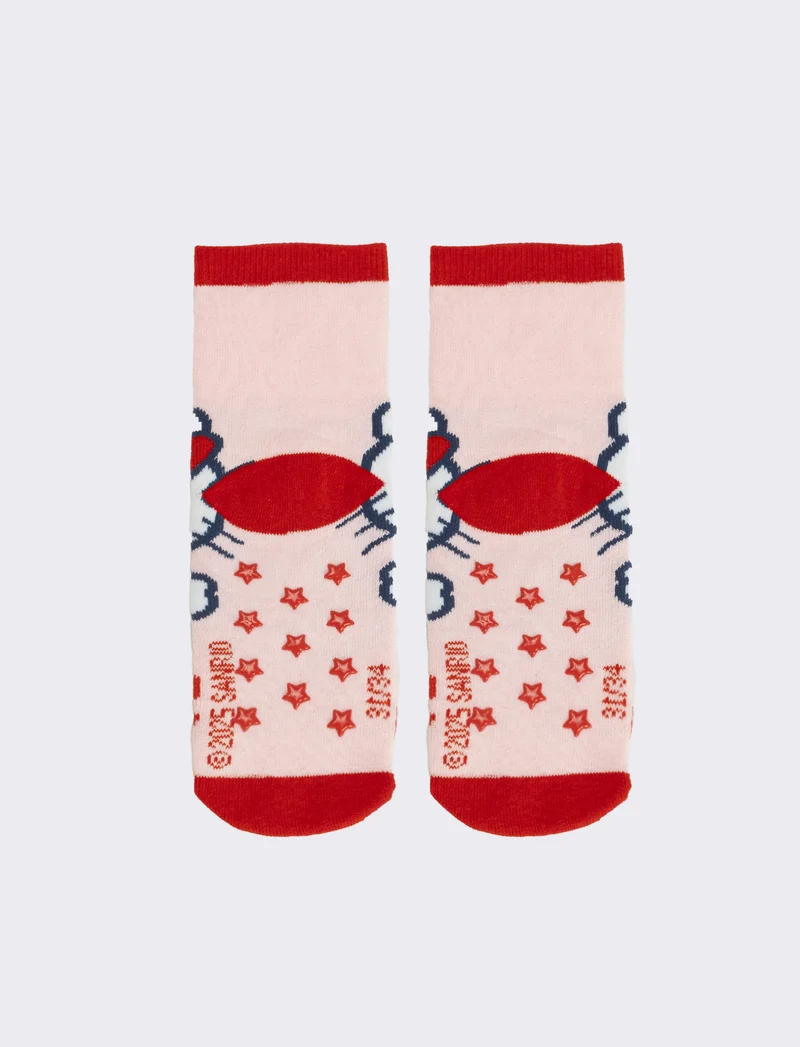 Calzini antiscivolo bambina angel, stitch, hello kitty - Rosso
