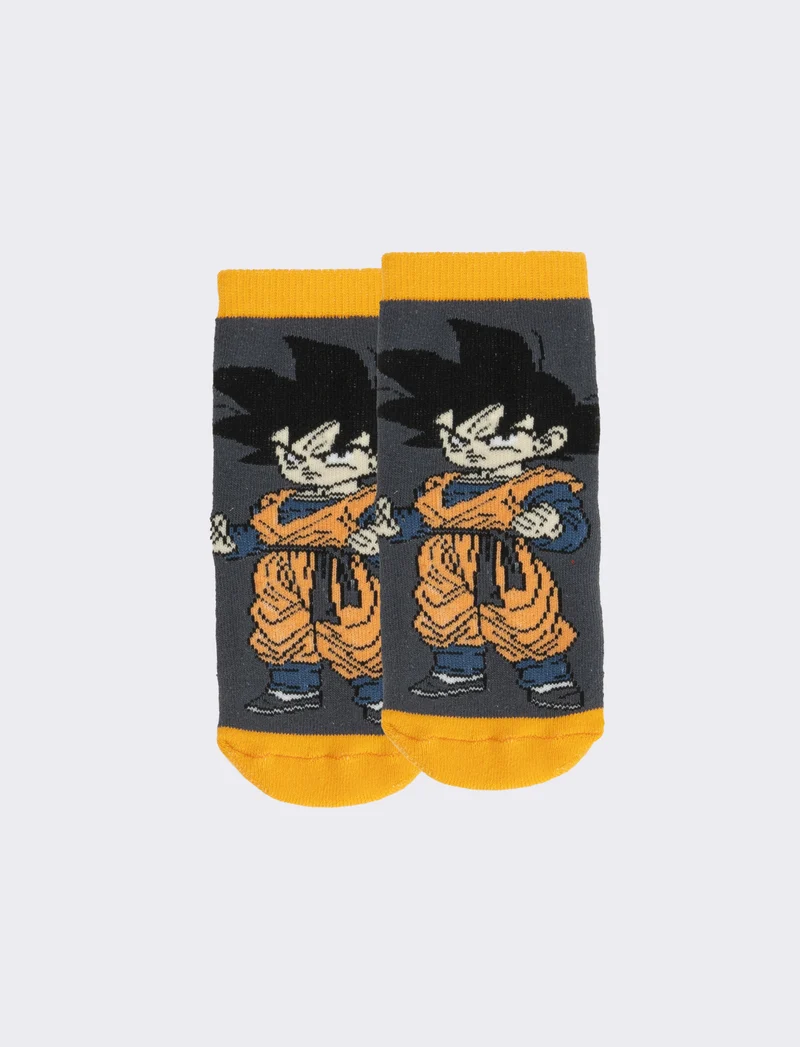 Calzino antiscivolo bambino sonic, pokemon, spiderman,dragonball - Arancio