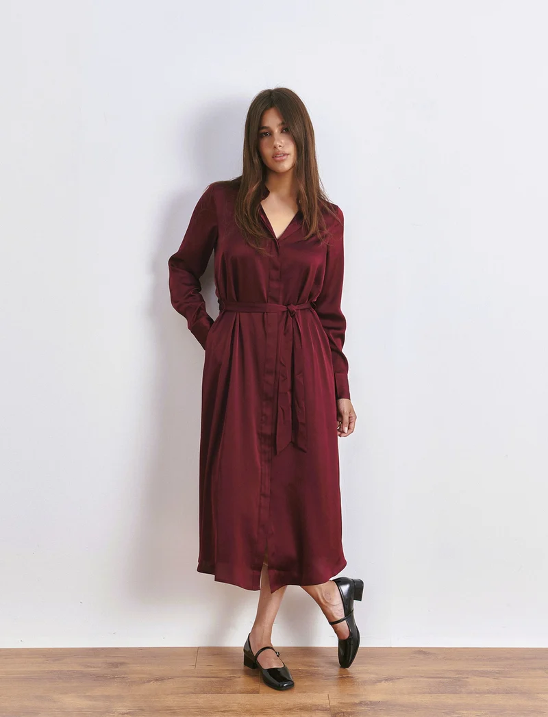 VESTITO LUNGO CHEMISIER - Vinaccia