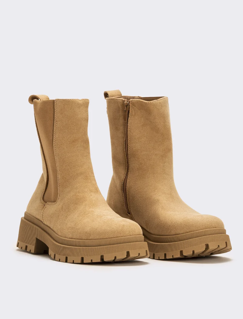 Trochetto modello chelsea da donna - Beige