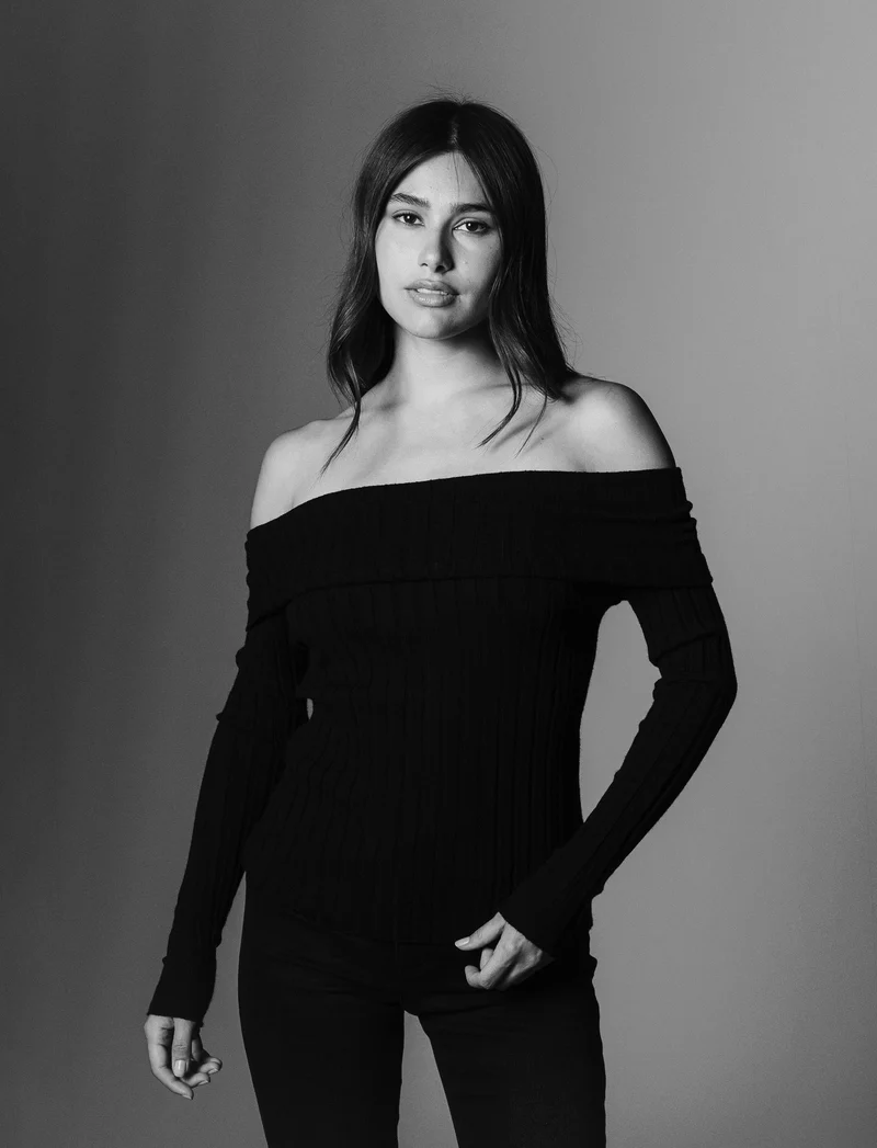 MAGLIA OFF SHOULDER - Nero