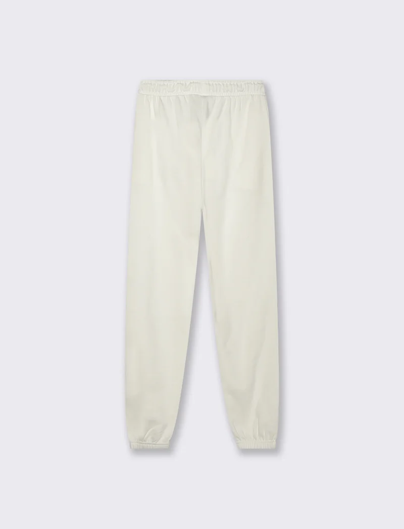 JOGGER BASICO - Avorio