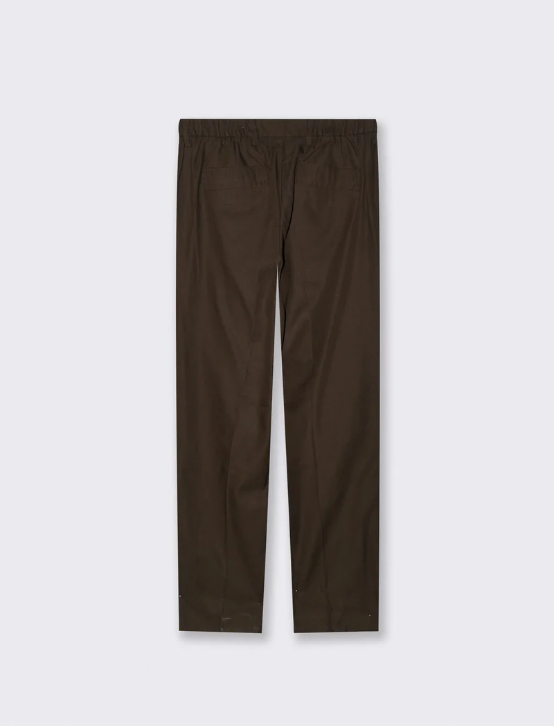 PANTALONI CHINO STRAIGHT FIT - Moro
