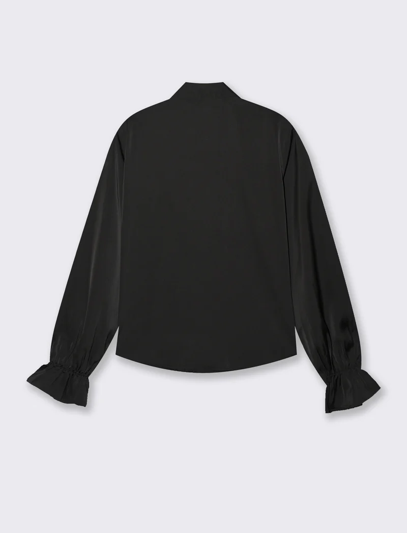 CASACCA CON ROUCHES - Nero