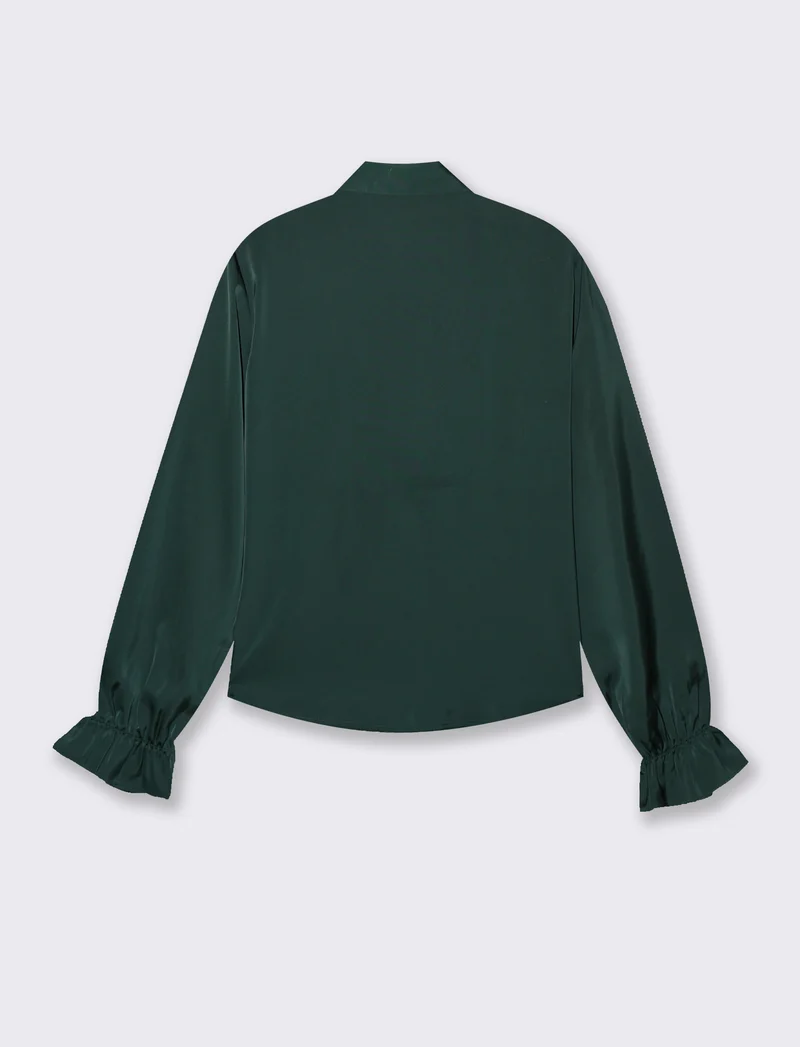 CASACCA CON ROUCHES - Verde