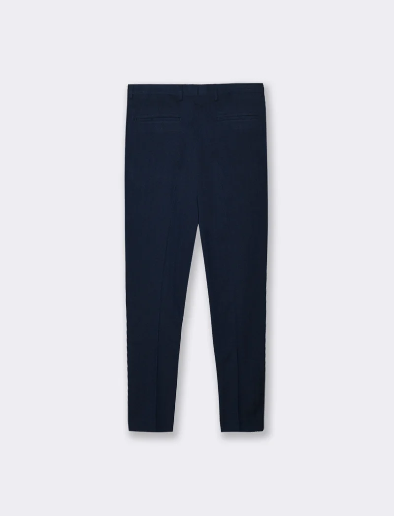 PANTALONI STRUTTURATI DA COMPLETO FORMAL FIT: - Blu