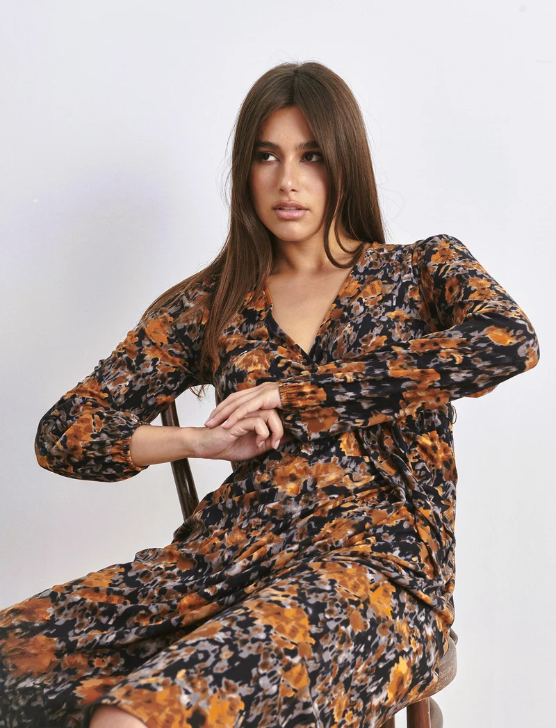 VESTITO LUNGO STAMPATO - var 2