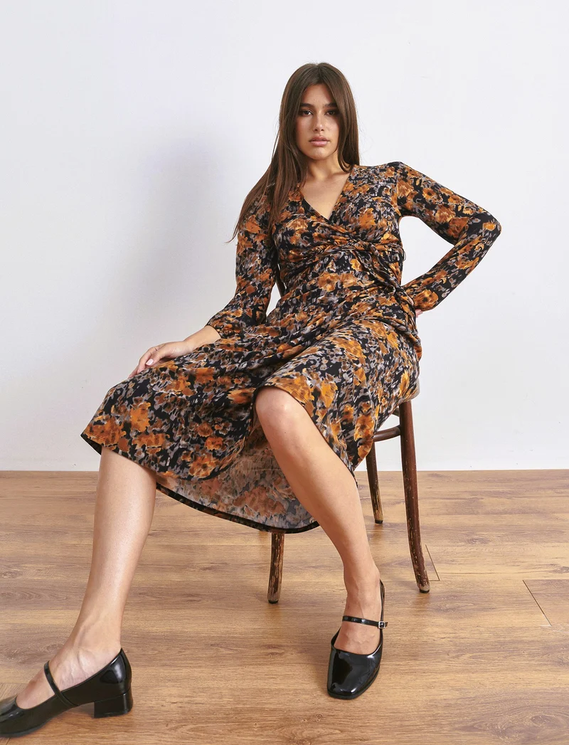 VESTITO LUNGO STAMPATO - var 2