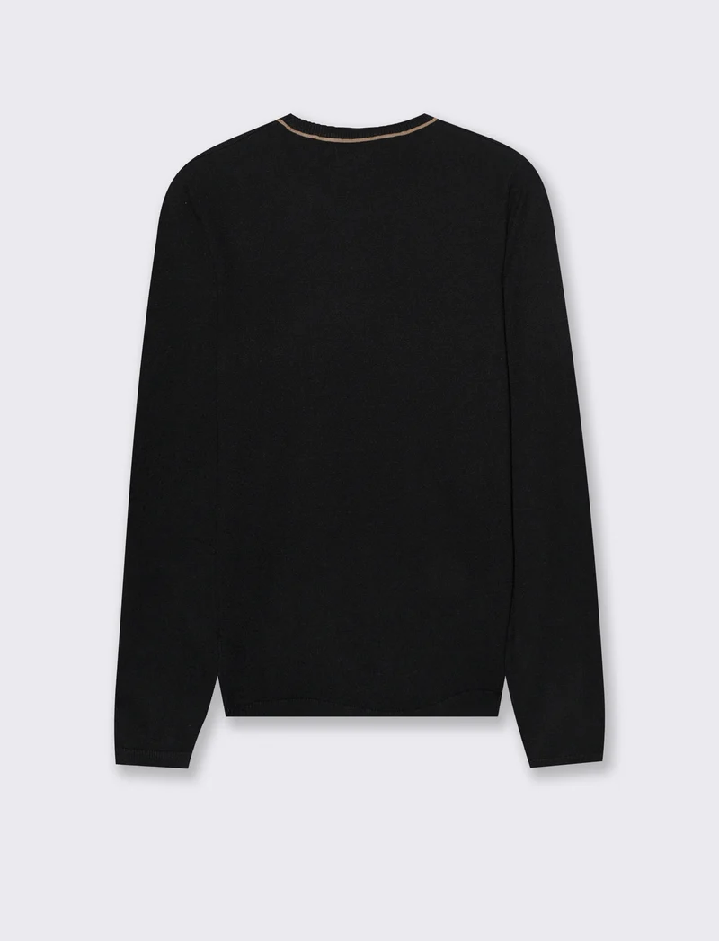 PULLOVER BASICO - Nero