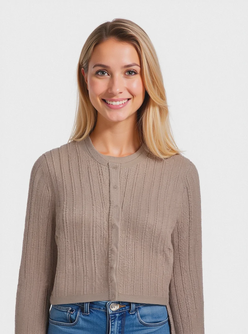 CARDIGAN A TRECCE - Kaky 1